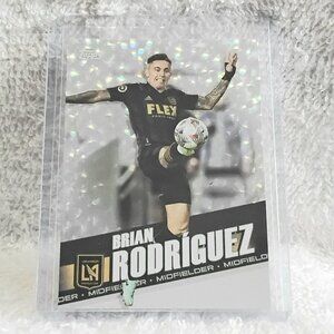 5/$20 Mint 2022 Topps Brian Rodriguez Icy White Foil MLS Card 156!!